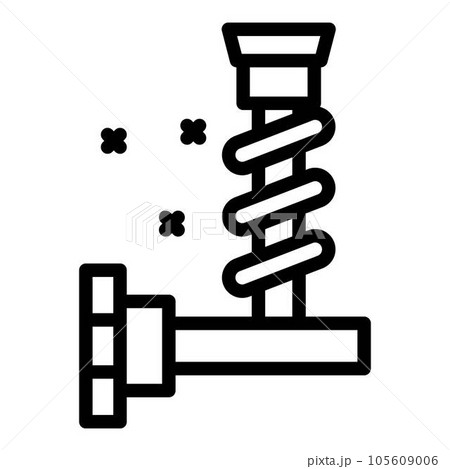 Car part icon. Outline car part vector icon for web design isolated on white background Car part icon. Outline car part vector icon for web design isolated on white background 105609006