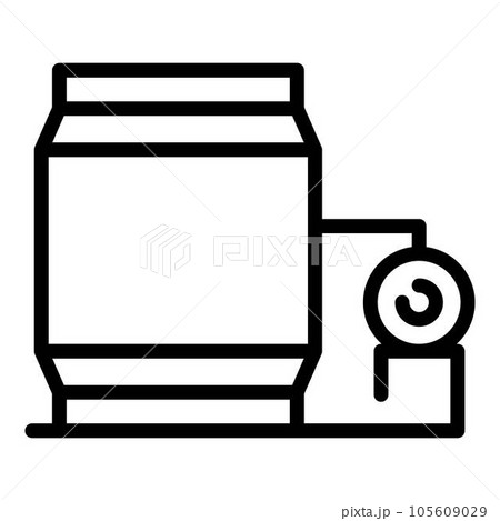 Pool water pump icon. Outline pool water pump vector icon for web design isolated on white background 105609029