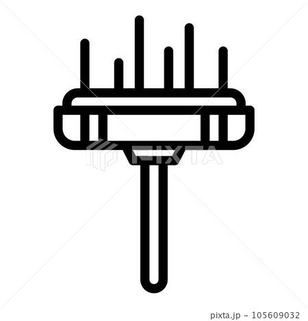 Cleaning mop icon. Outline cleaning mop vector icon for web design isolated on white background Cleaning mop icon. Outline cleaning mop vector icon for web design isolated on white background 105609032