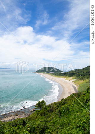 渥美半島と太平洋海岸（愛知県田原市） 105610148