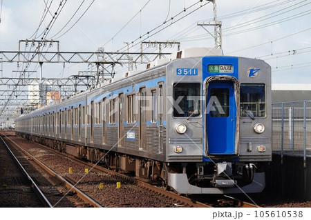 泉北高速鉄道3000系準急なんば行きの写真素材 [105610538] - PIXTA