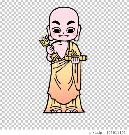 不動明王八大童子・清浄比丘童子 105611191