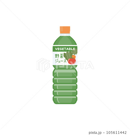 ペットボトルの野菜ジュース（緑）　500ml 105611442