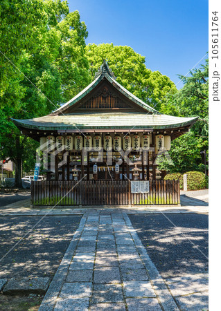 京都市左京区の田中神社(田中姓発祥の地) 拝殿 京都市左京区の田中神社(田中姓発祥の地) 拝殿 105611764
