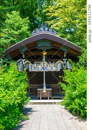 京都市上京区染殿町の梨木神社　中門 105611796