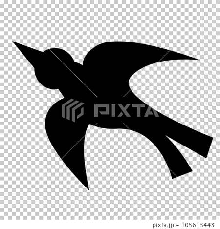 Filled style icons representing spring, birds, little birds and swallows Filled style icons representing spring, birds, little birds and swallows 105613443