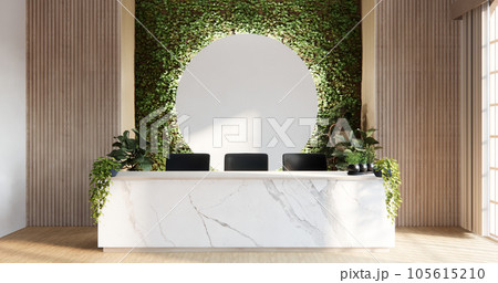 Mock up scene office Desk standing in office. Mock up scene office Desk standing in office. 105615210