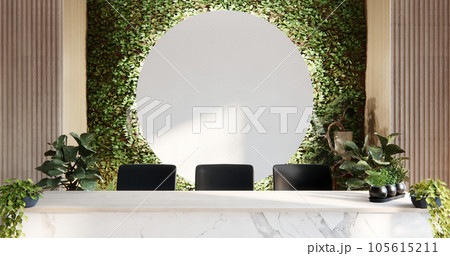 Mock up scene office Desk standing in office. Mock up scene office Desk standing in office. 105615211