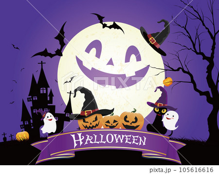 お化けカボチャ ハロウィンイメージ素材 お化けカボチャ ハロウィンイメージ素材 105616616