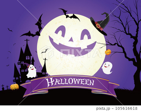 お化けカボチャ　ハロウィンイメージ素材 105616618