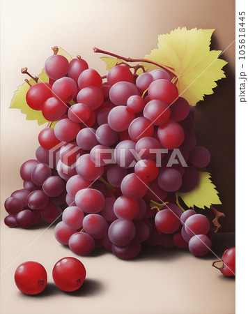 絵画のぶどう[AI生成画像] 105618445