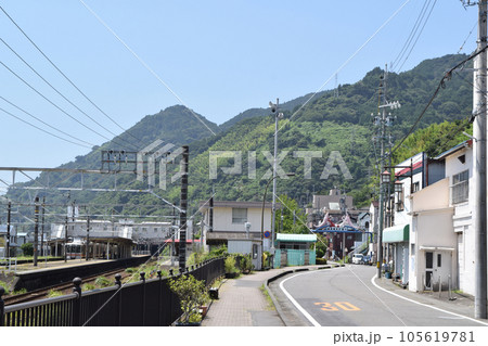 静岡市清水区 由比駅周辺の街並み 105619781