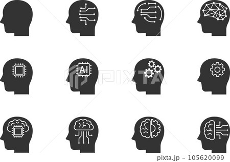 AIのイメージアイコンセット 105620099