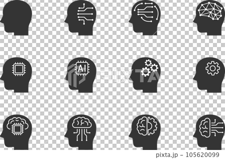 AIのイメージアイコンセット 105620099