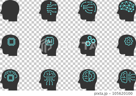 AIのイメージアイコンセット AIのイメージアイコンセット 105620100