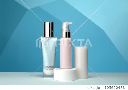 mock up of Stylish metal tube with cream inside on yellow background mock up of Stylish metal tube with cream inside on yellow background 105620488