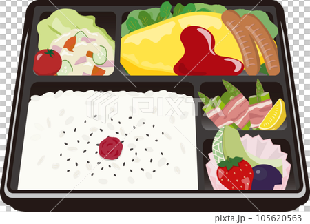 オムレツ弁当 105620563