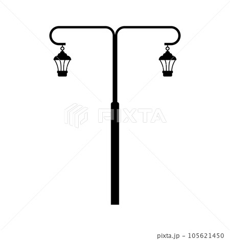 street lighting lamp icon illustration design 105621450