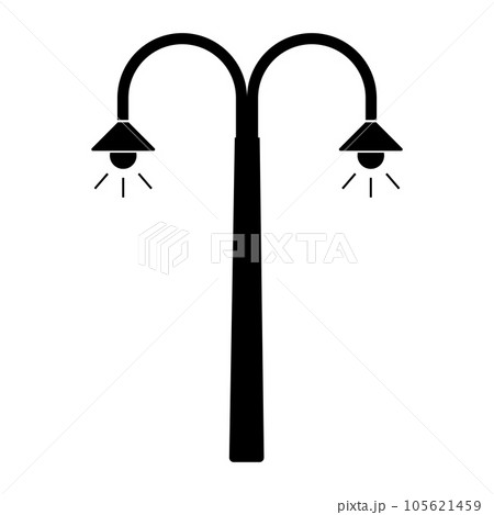 street lighting lamp icon illustration design street lighting lamp icon illustration design 105621459