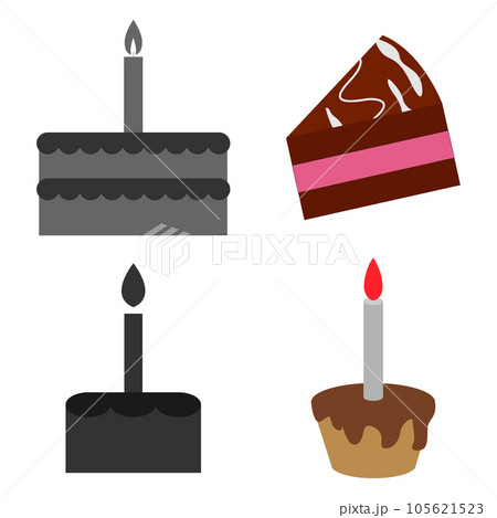 birthday cake icon illustration design birthday cake icon illustration design 105621523