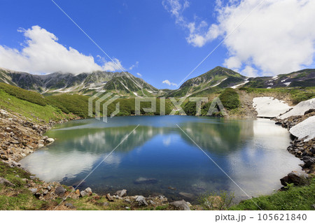 初夏の北アルプス室堂・みくりが池 105621840