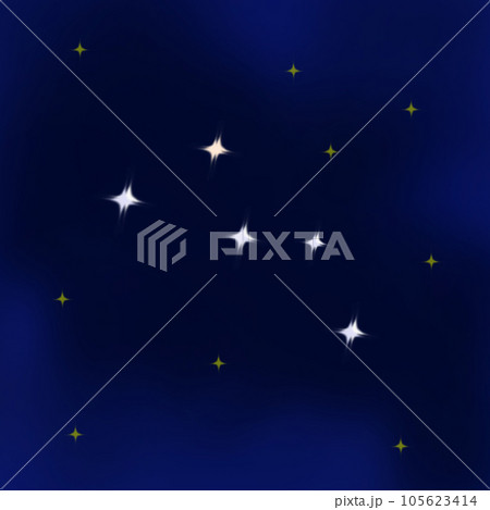 星座のカシオペア座のイラスト 星座のカシオペア座のイラスト 105623414