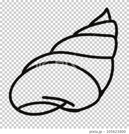 Leaf  black and white  stripes lined design  design  vegetable fruit  sea  child  learning teaching  drawing book  book coloring book  development picture without color  Flower clump of grass   105623800