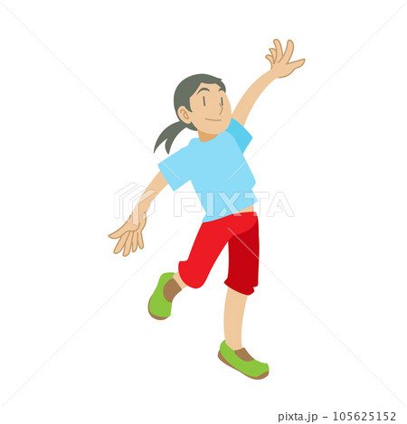 ダンスを楽しむ少女 ダンスを楽しむ少女 105625152