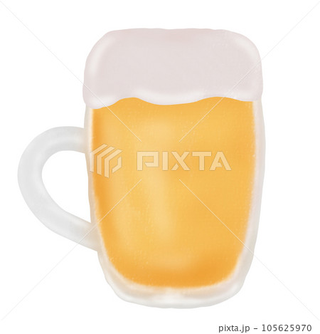 glass of beer isolated glass of beer isolated 105625970