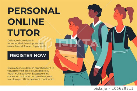 Personal online tutor, courses for students in web 105629513