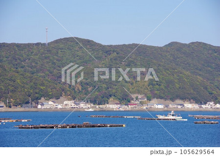 徳島県阿南市椿泊町の風景 徳島県阿南市椿泊町の風景 105629564