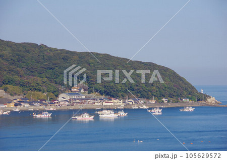 徳島県阿南市椿泊町の風景 徳島県阿南市椿泊町の風景 105629572