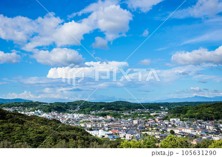 番所丘公園から見る阿久根市の街並み 105631290