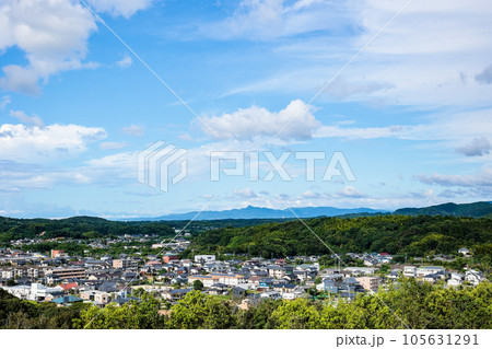 番所丘公園から見る阿久根市の街並み 105631291