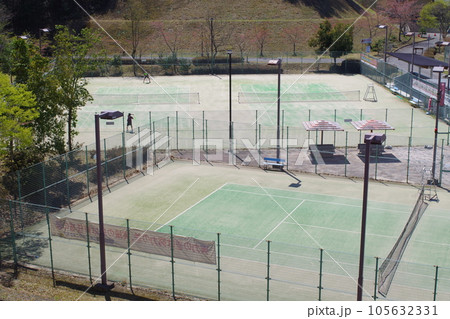 北広島町豊平総合運動公園テニスコートの景色 北広島町豊平総合運動公園テニスコートの景色 105632331