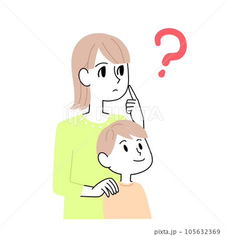 育児について困っている母親 105632369