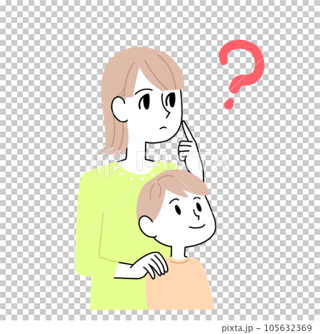 育児について困っている母親 105632369