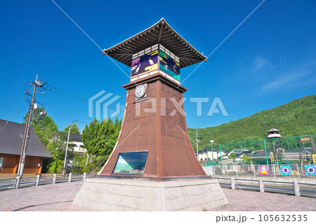 【湯郷温泉からくり時計】 岡山県美作市湯郷 105632535