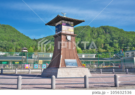 【湯郷温泉からくり時計】 岡山県美作市湯郷 105632536