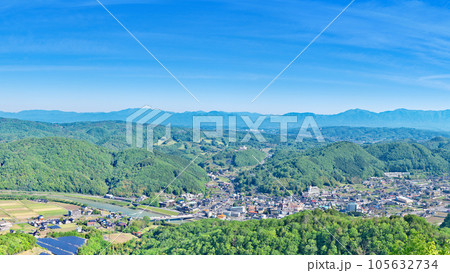 【大山展望台からの風景】 (高解像度版) 岡山県美作市巨勢 【大山展望台からの風景】 (高解像度版) 岡山県美作市巨勢 105632734