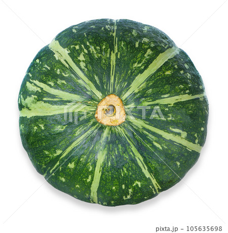 Top view pumpkin isolated on white background Top view pumpkin isolated on white background 105635698