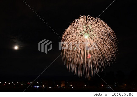 長岡花火のフェニックスと正三尺玉 105635980