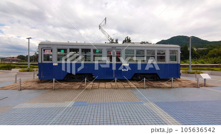 ヌマジ交通ミュージアムに展示されている広電の被爆電車 ヌマジ交通ミュージアムに展示されている広電の被爆電車 105636542