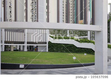 Aug 3 2023 Hoi Tat Estate is a public housing estate, hk Aug 3 2023 Hoi Tat Estate is a public housing estate, hk 105637096
