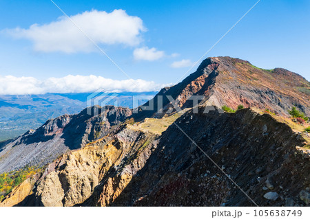 秋の磐梯山登山：櫛ヶ峰 105638749