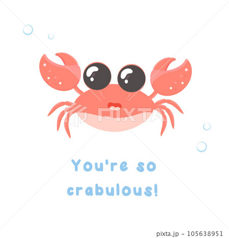 Motivational and support card with sea creatures 105638951