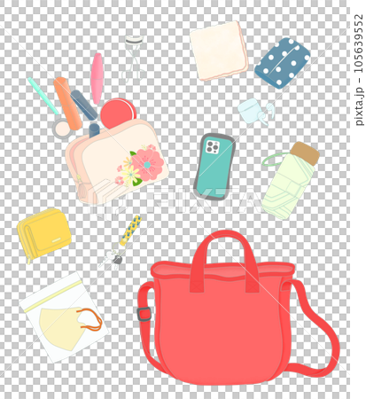 時尚女孩包裡的東西 105639552