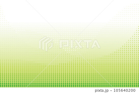 緑色の四角ドットのグラデーション背景 緑色の四角ドットのグラデーション背景 105640200
