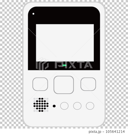 防犯カメラのリモコンのイラスト素材　ベクター 105641214