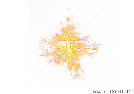 Fireworks Sparks Isolated on transparent background PNG file 105641334